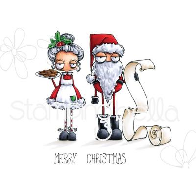 Stamping Bella Cling Stamps - Oddball Santa and the Missus